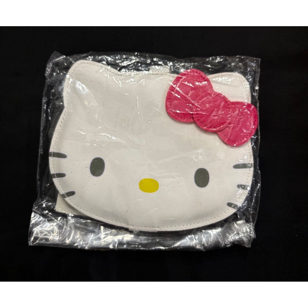 Sanrio Hello Kitty Name Holder ID Badge Case White Pink Bow 39147 Japan NIP